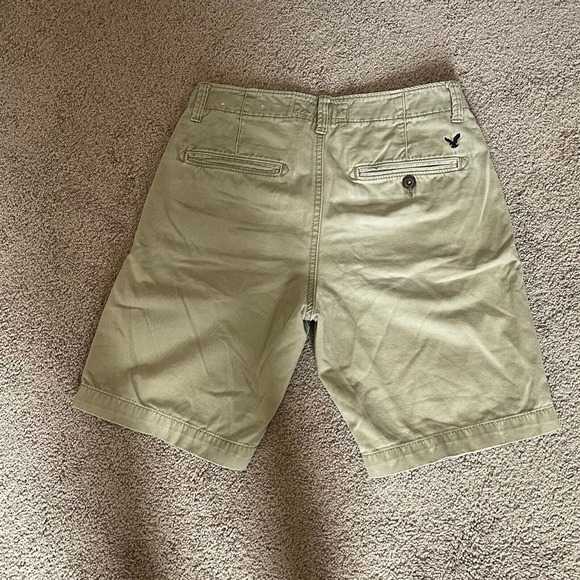 American Eagle‎ Shorts Mens 28 Tan Classic Chinos 9" Inseam Khaki - Picture 5 of 5